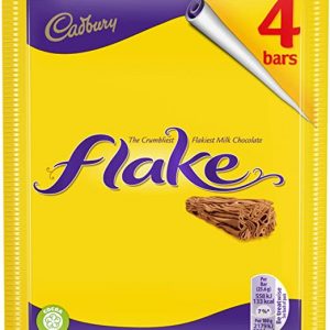 Cadbury Flake Chocolate Bar 4 Pack Multipack 80g