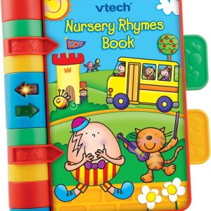 VTech Baby Nursery Rhymes Book | Light Up, Interactive, Musical Baby Book with Sounds & Phrases | Suitable for Babies from 6 Months+