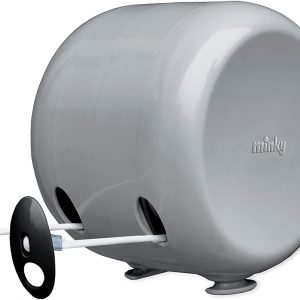 Minky Retractable Duo Reel Washing Line, Grey