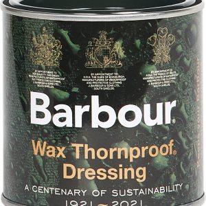 Barbour Wax Dressing Tin, Thornproof, Waterproof for Clothing/Jackets 200ml