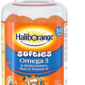 Haliborange Kids Vitamins Omega-3 and Multivitamin Orange Softies, Pack of 60